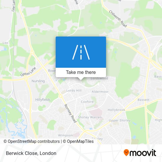 Berwick Close map