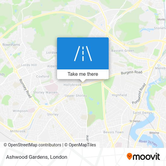 Ashwood Gardens map