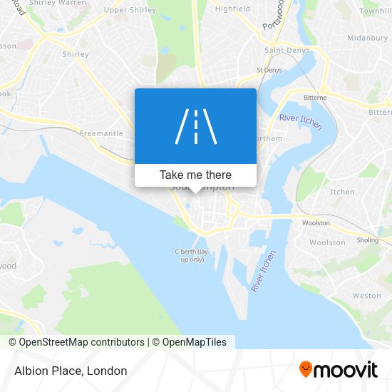 Albion Place map