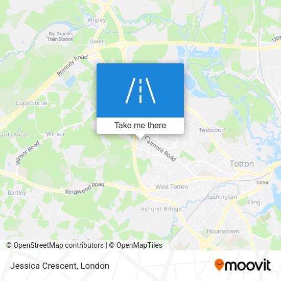 Jessica Crescent map