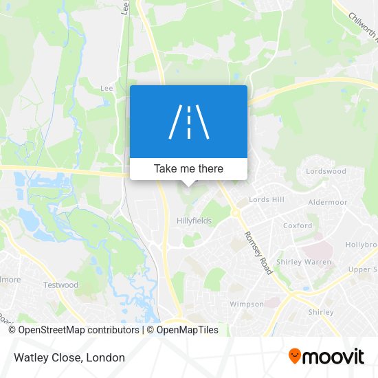 Watley Close map