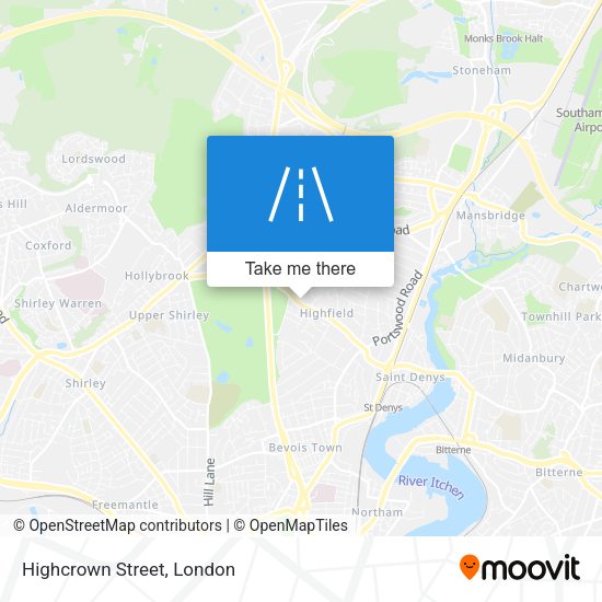 Highcrown Street map