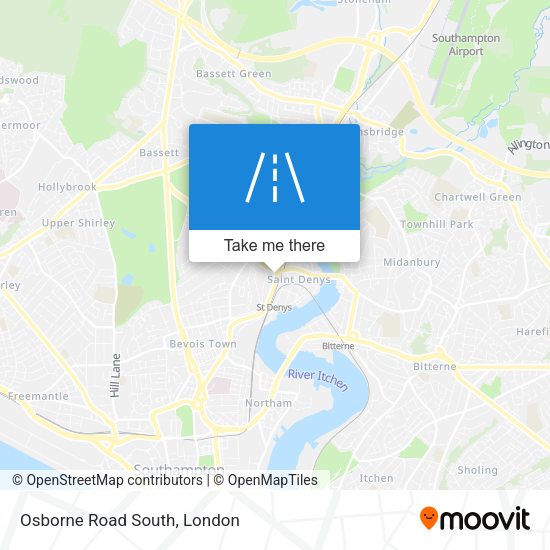 Osborne Road South map