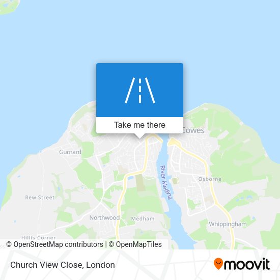 Church View Close map