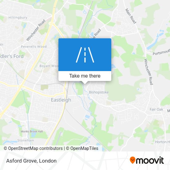 Asford Grove map