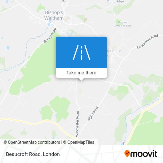 Beaucroft Road map