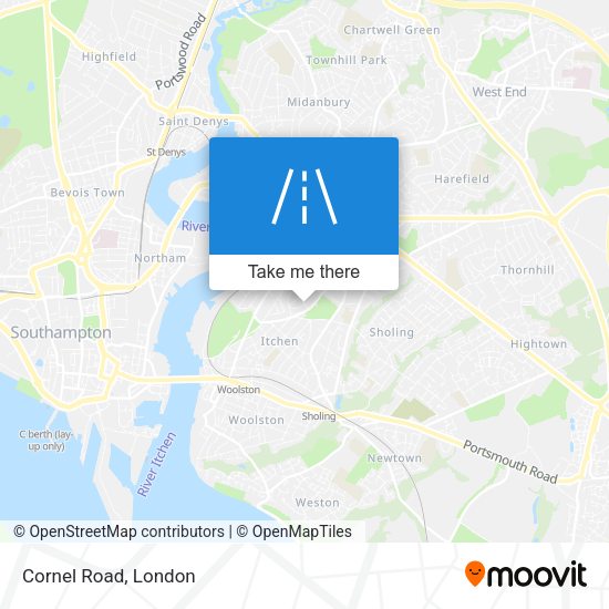 Cornel Road map