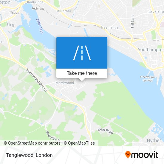 Tanglewood map