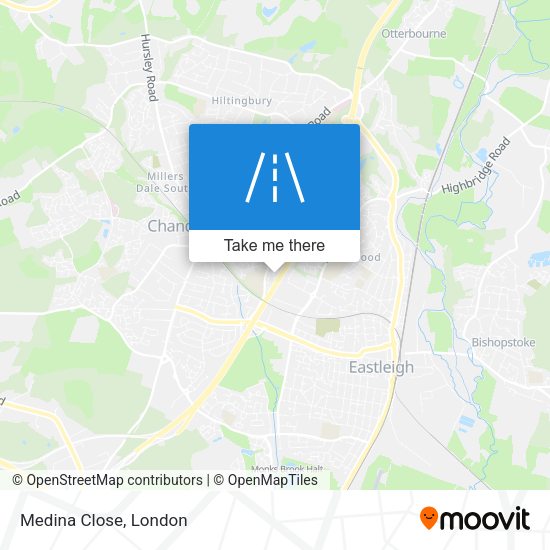 Medina Close map