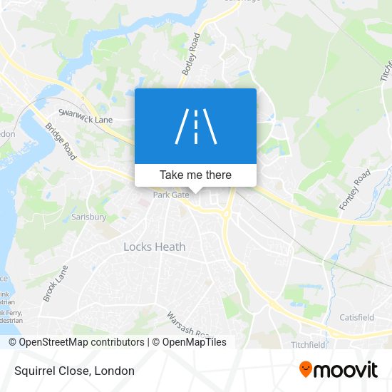 Squirrel Close map
