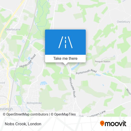 Nobs Crook map