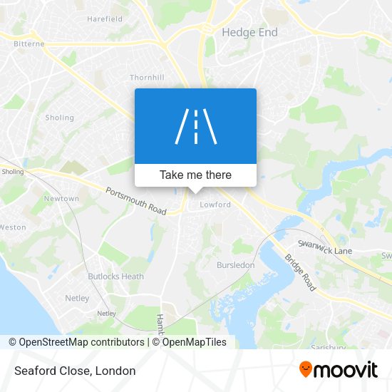 Seaford Close map