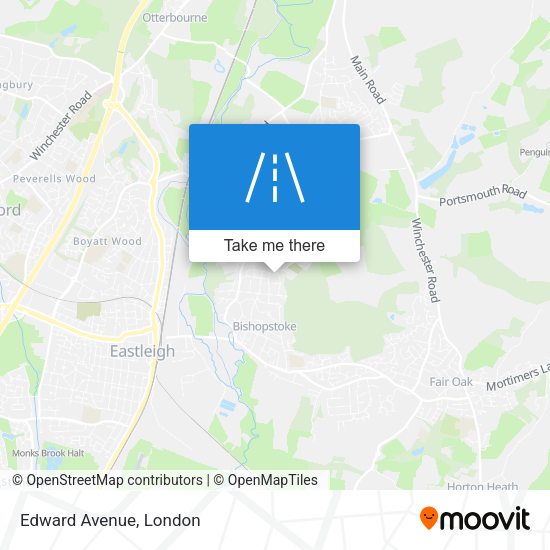 Edward Avenue map