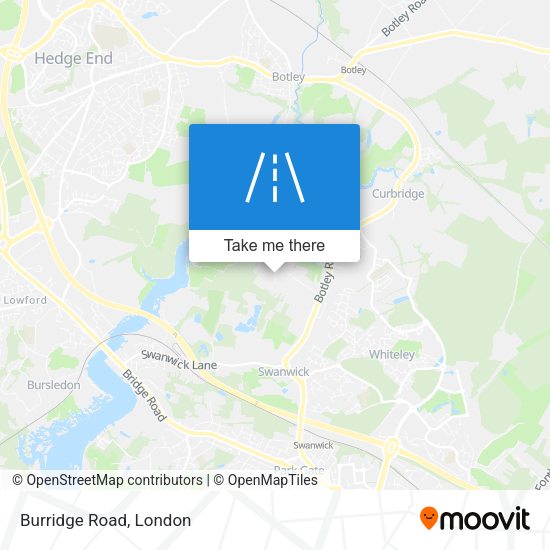 Burridge Road map