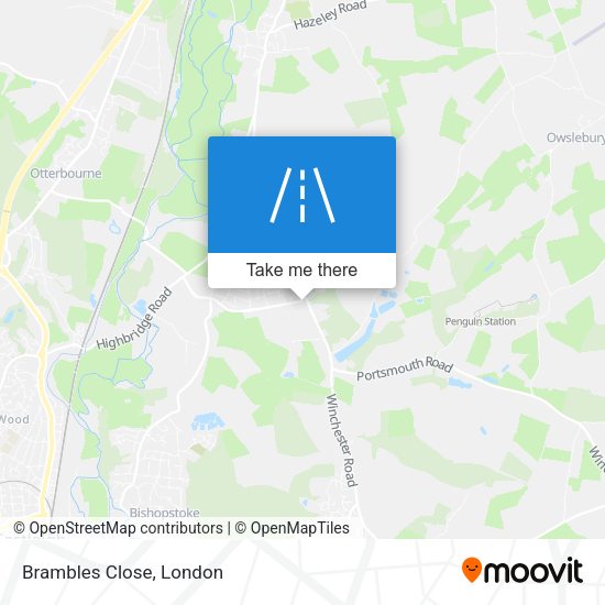 Brambles Close map