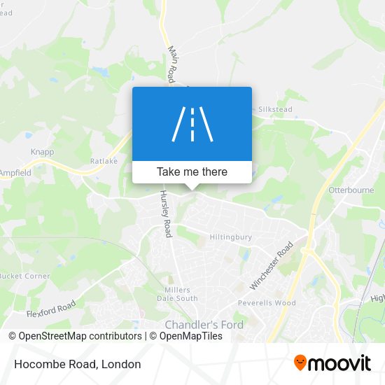 Hocombe Road map