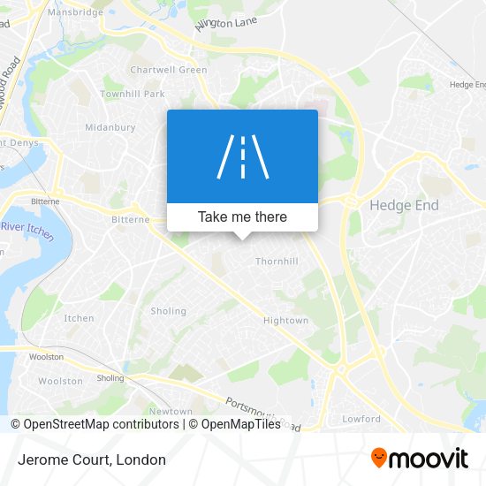 Jerome Court map