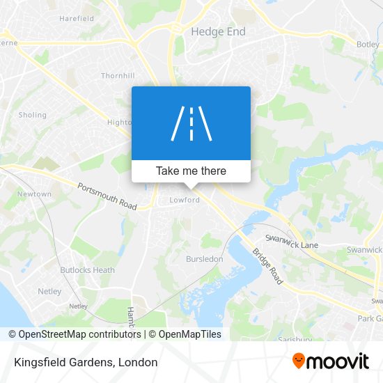 Kingsfield Gardens map