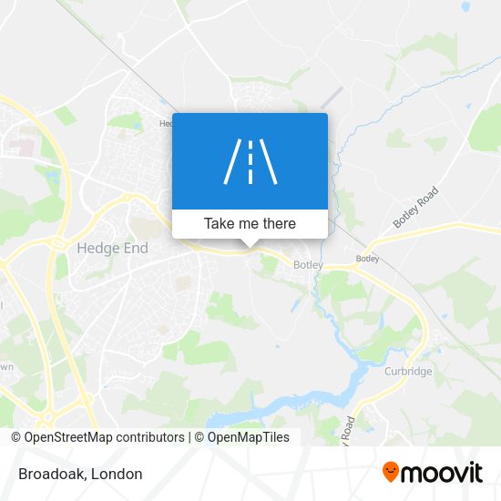 Broadoak map