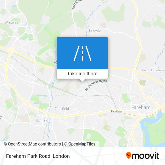 Fareham Park Road map