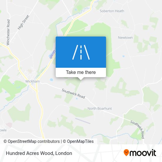 Hundred Acres Wood map