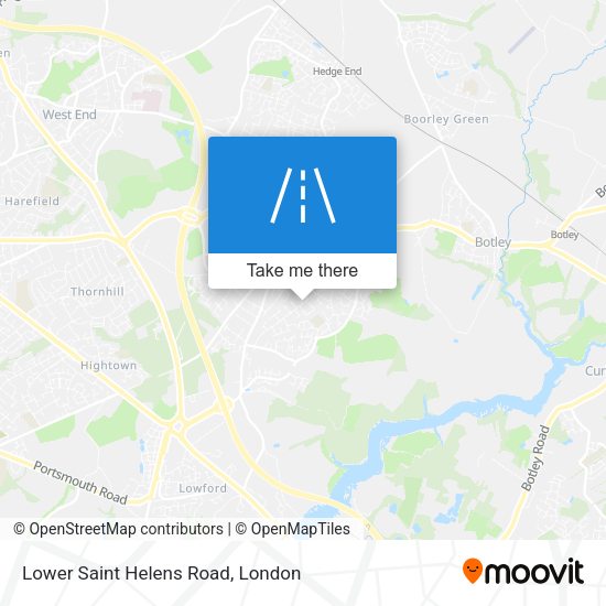 Lower Saint Helens Road map