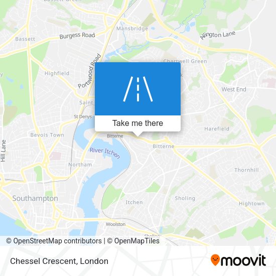 Chessel Crescent map