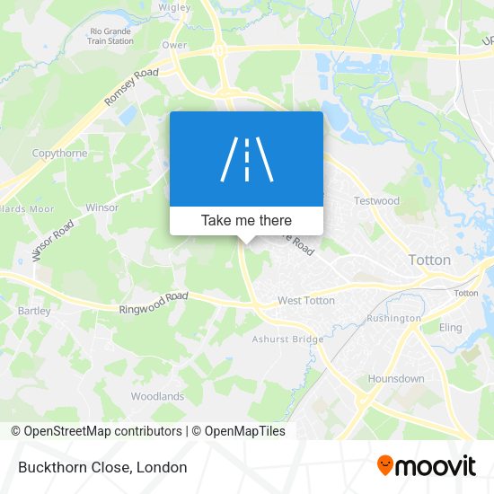 Buckthorn Close map