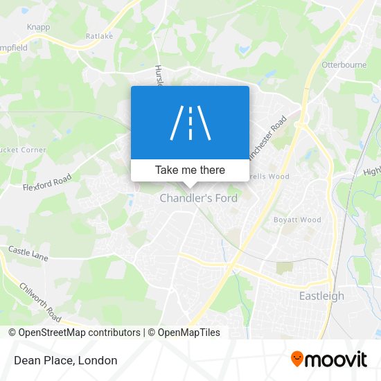 Dean Place map