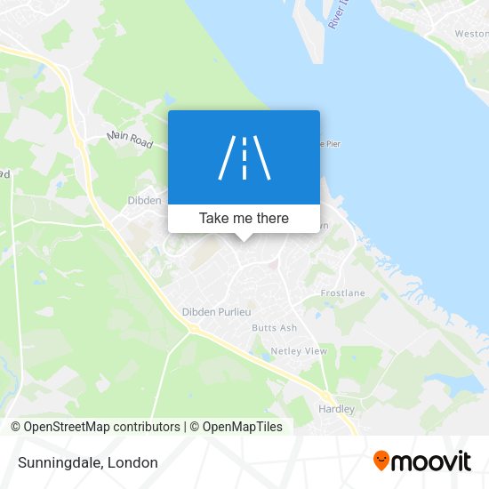 Sunningdale map