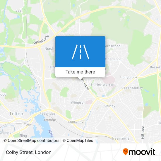 Colby Street map