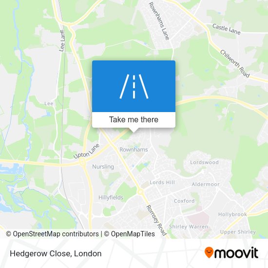 Hedgerow Close map