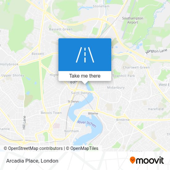 Arcadia Place map