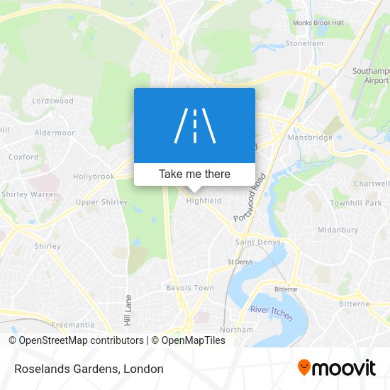 Roselands Gardens map
