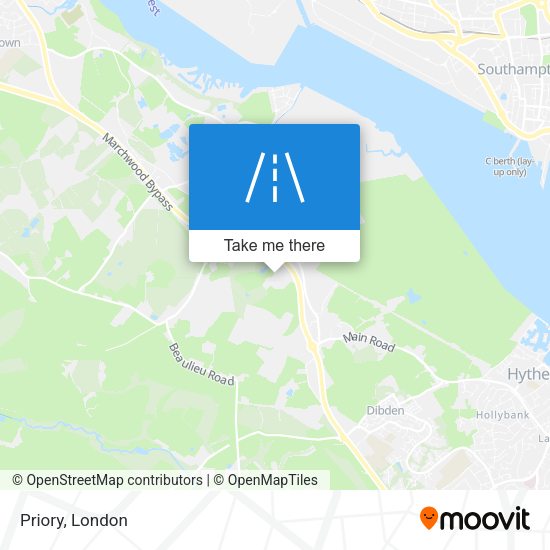 Priory map