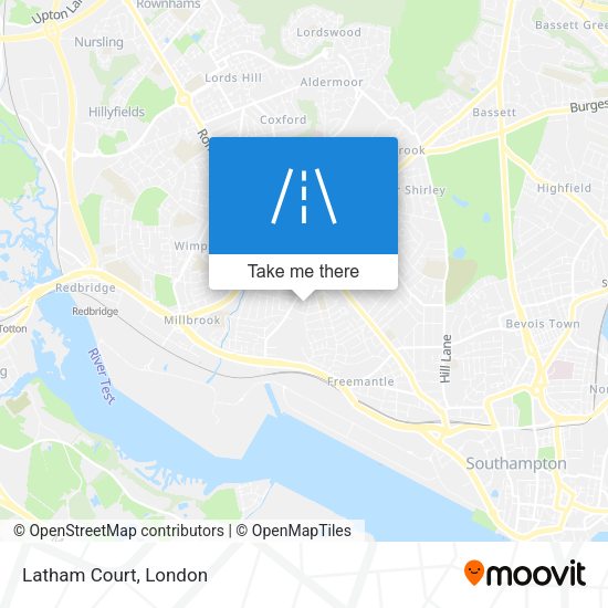 Latham Court map