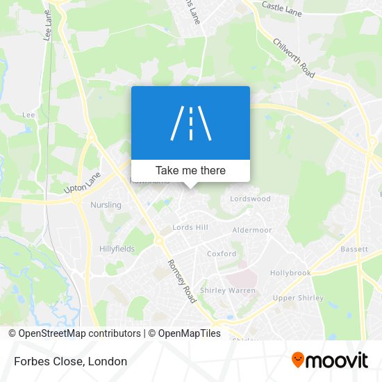 Forbes Close map