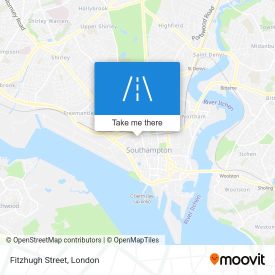 Fitzhugh Street map