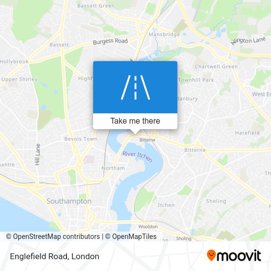 Englefield Road map