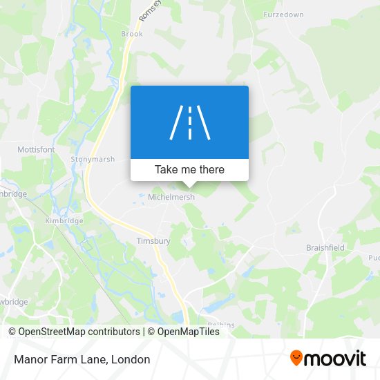 Manor Farm Lane map