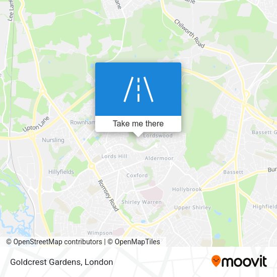Goldcrest Gardens map