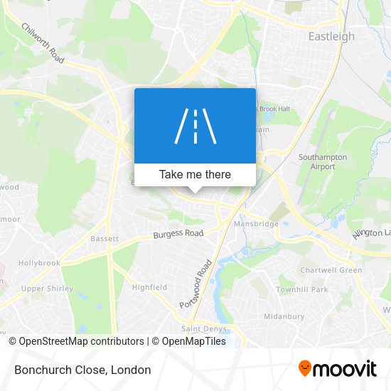 Bonchurch Close map