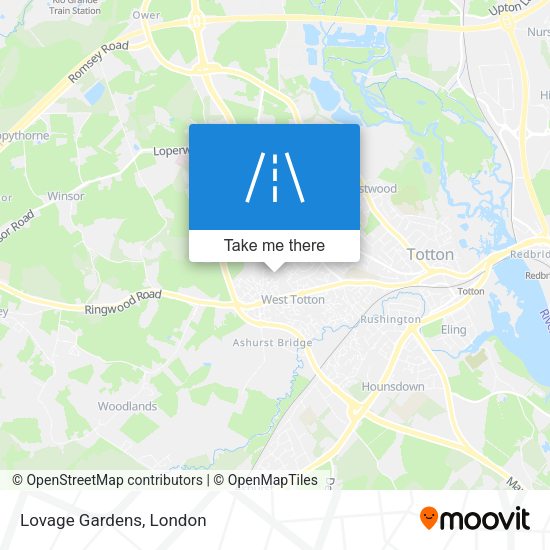 Lovage Gardens map