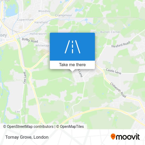 Tornay Grove map