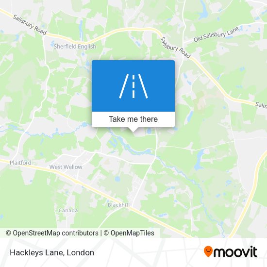 Hackleys Lane map