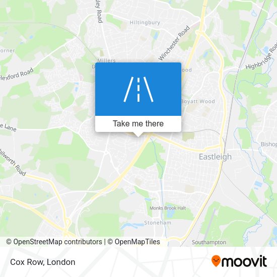 Cox Row map