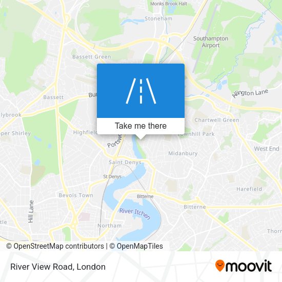 River View Road map