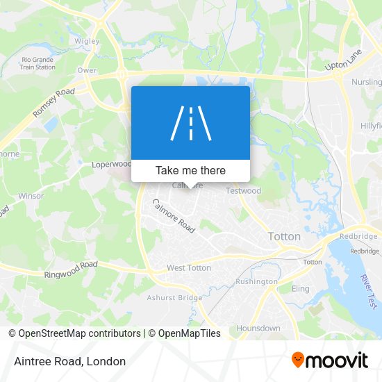 Aintree Road map