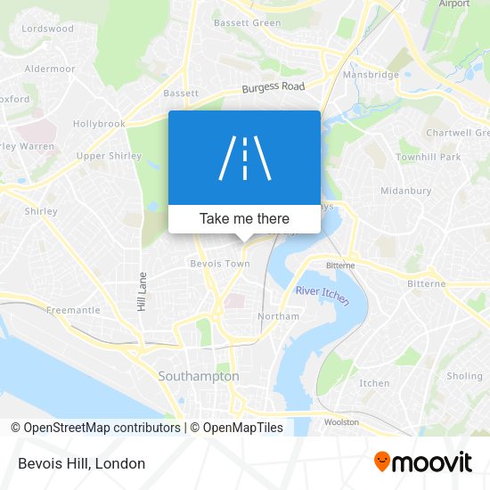 Bevois Hill map
