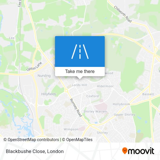 Blackbushe Close map